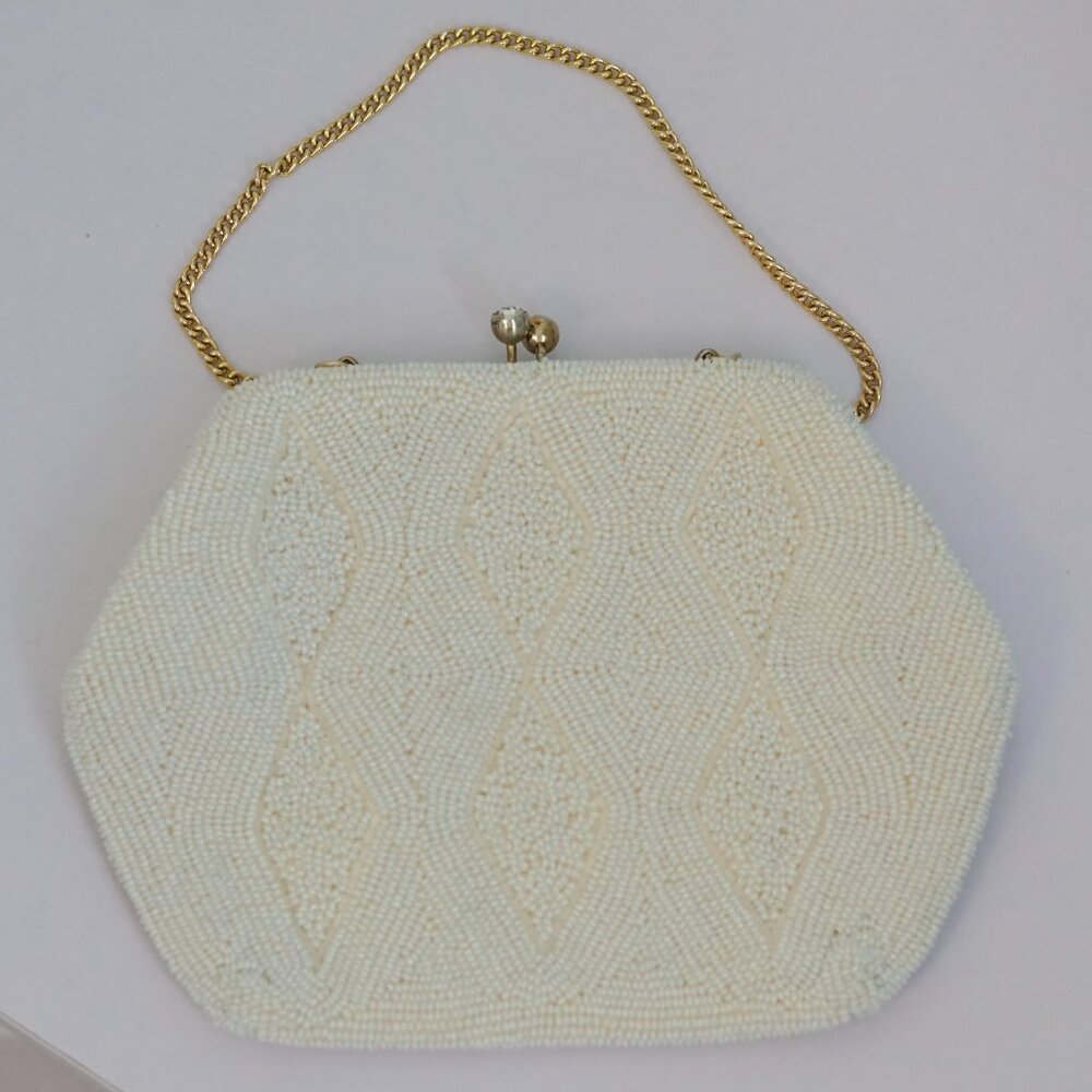 Vintage beaded evening clutch by Bags by Debbie made in Japan